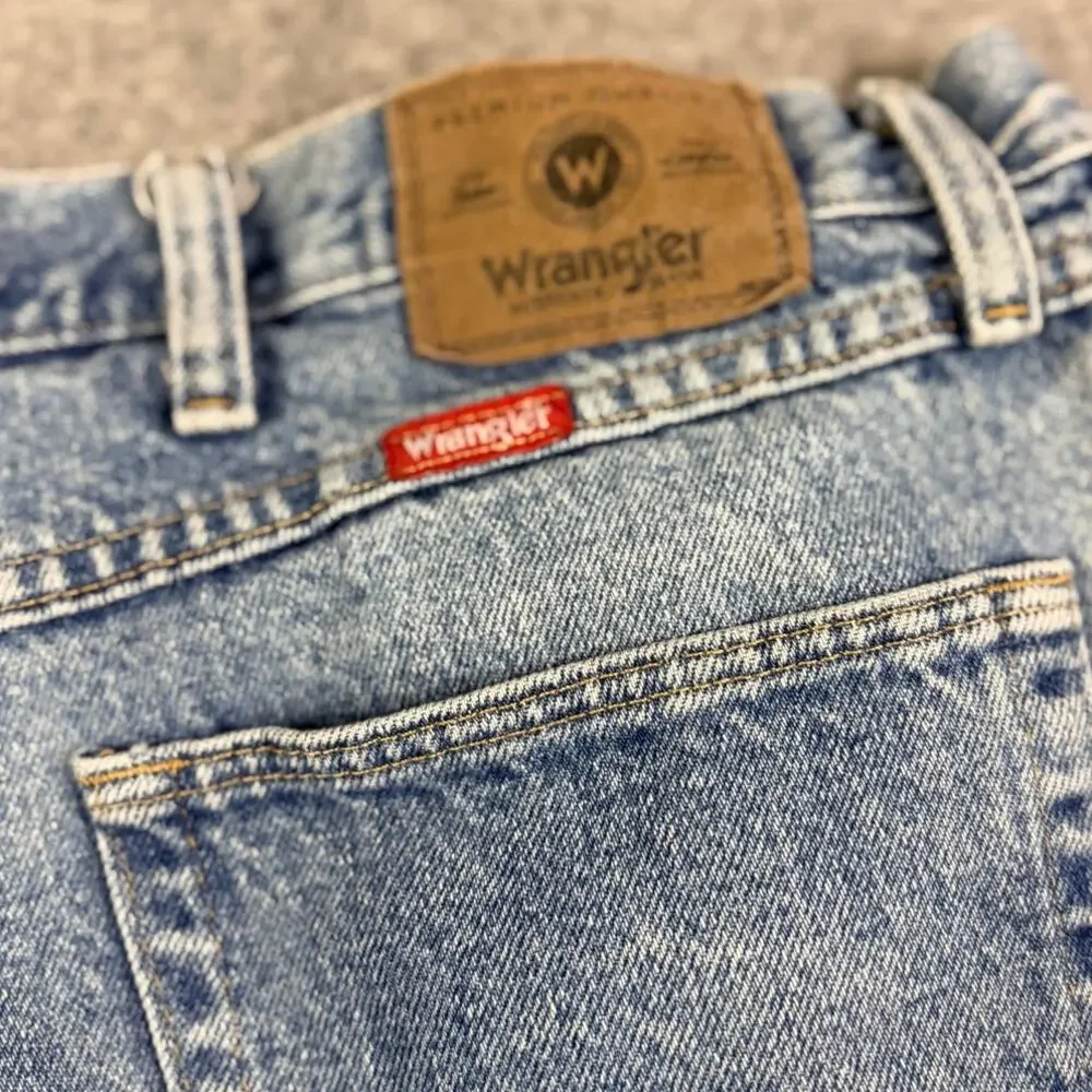 Rare Wrangler 965T1DS Denim Shorts Mens 42 Regular Fit Vintage Jorts 100% Cotton